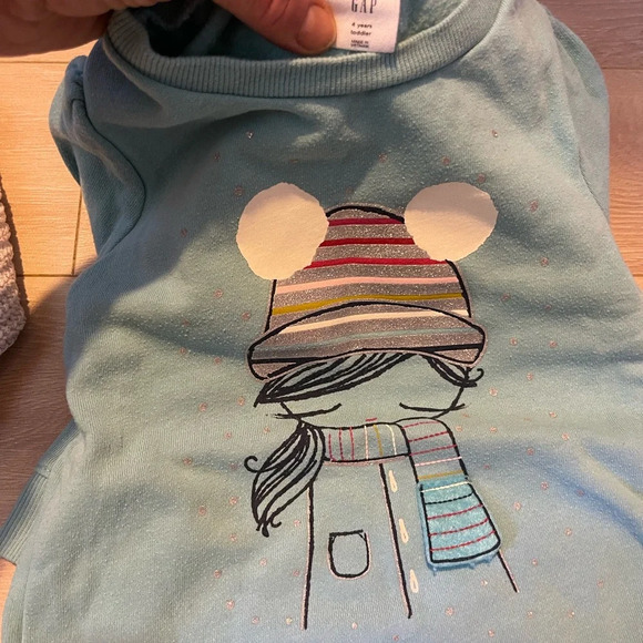 Set of 14 girls clothes skirts,dress,sweaters, sweatshirt leggings size 4 - Picture 4 of 13